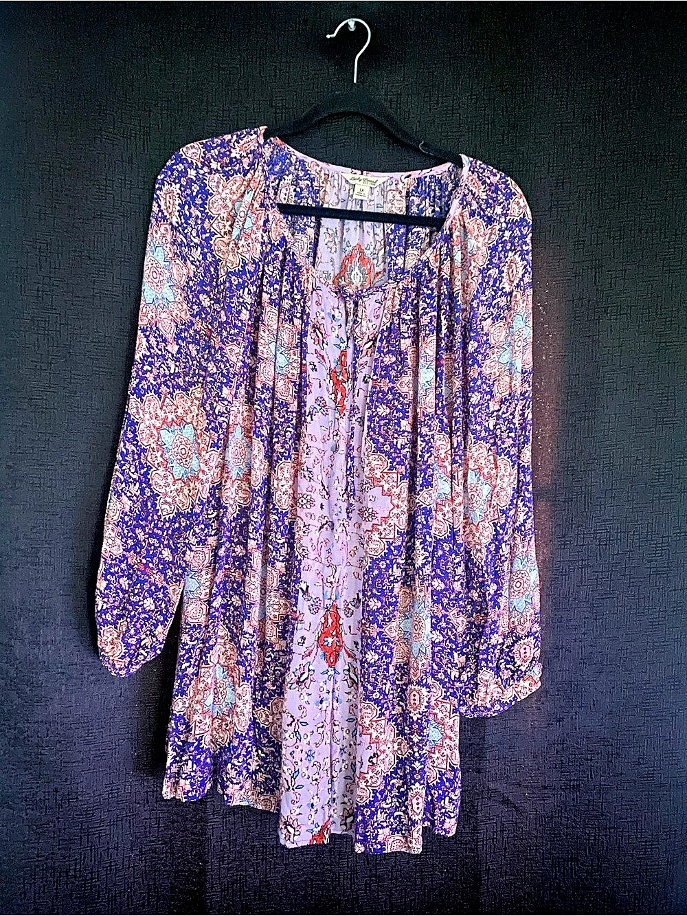 sLucky Brand - Printed Blouse Size 1X